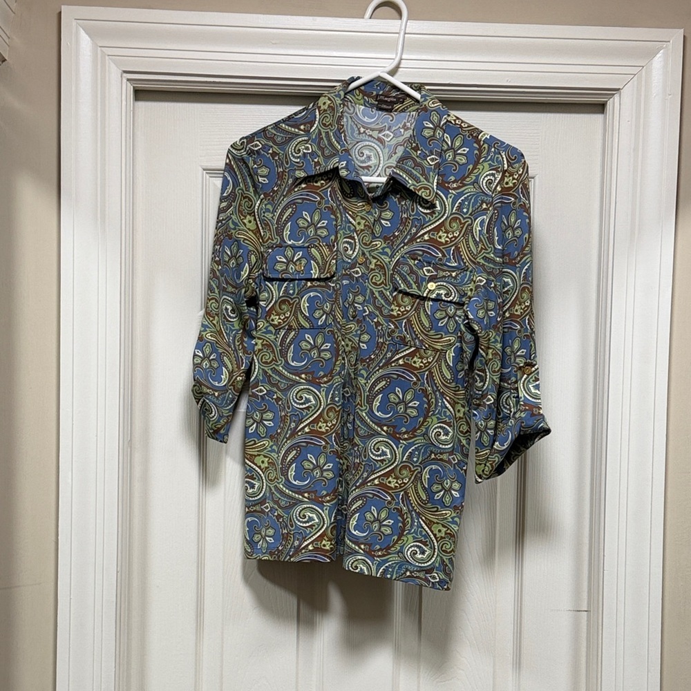 J. McLaughlin Paisley Shirt